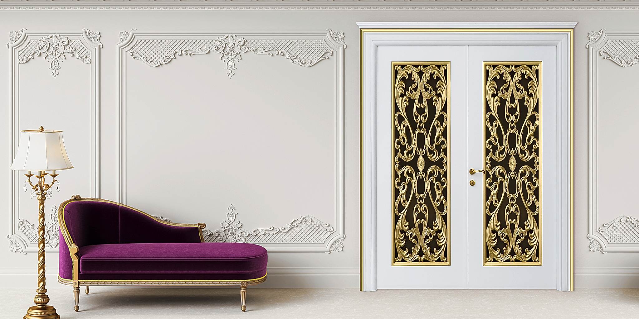 Klasik Varaklı Lake Kapı Serisi 4 LK - 25