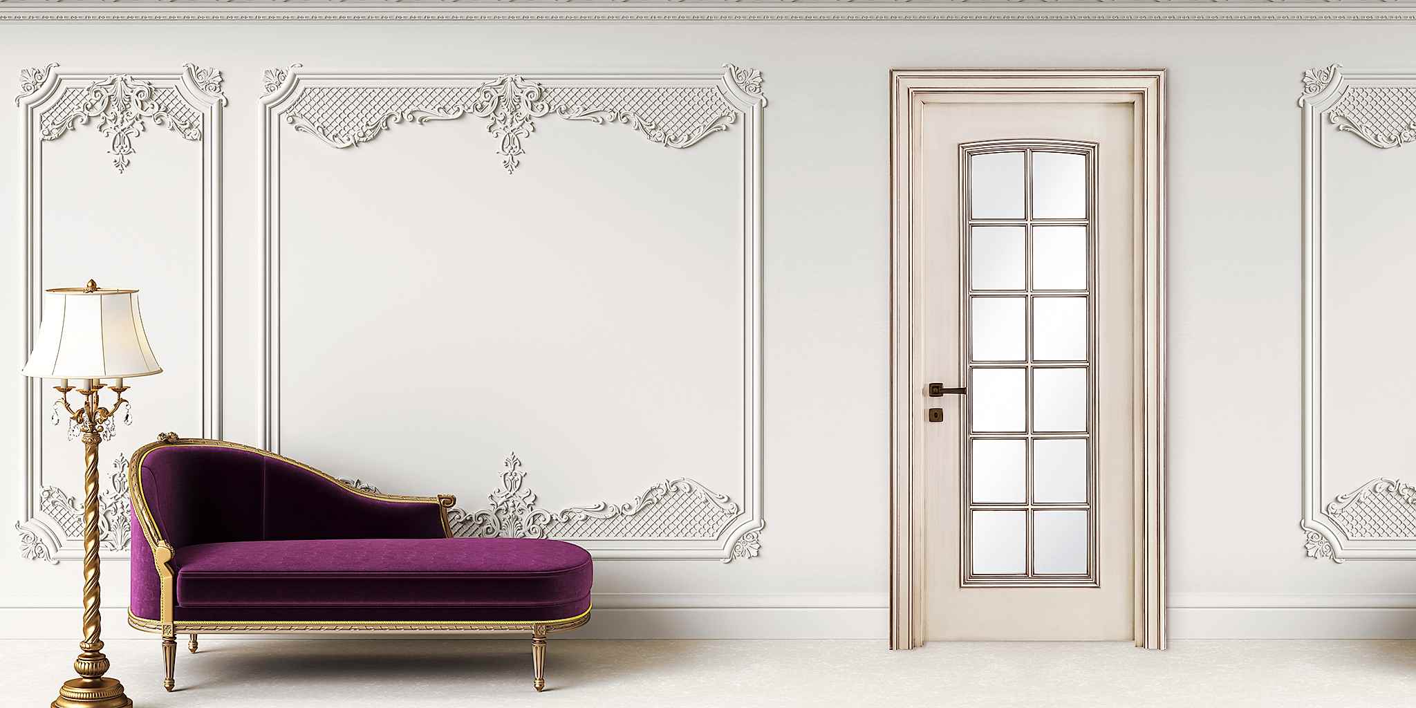 Klasik Varaklı Lake Kapı Serisi 5 LK - 44