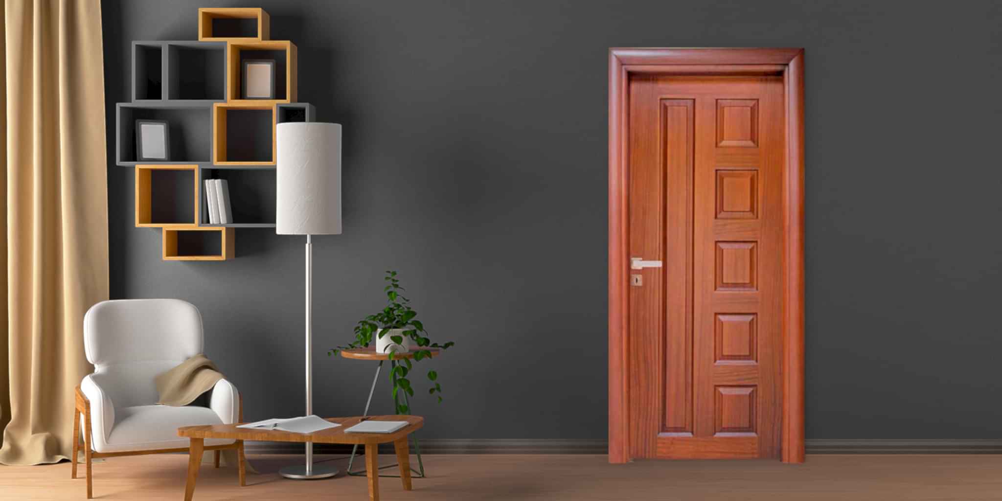 Ahşap Kaplama Kapı Modeller